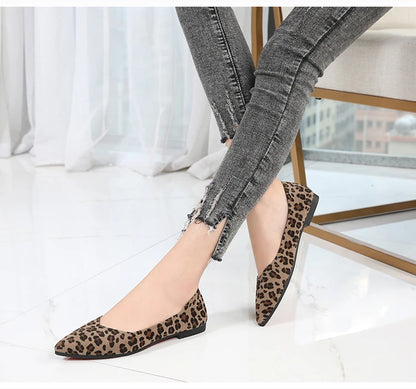 Ballerine leopard femme