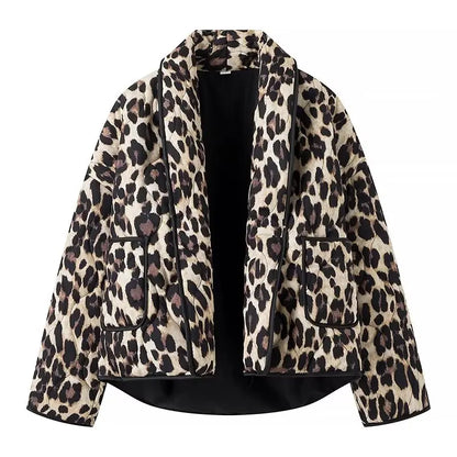Manteau femme leopard