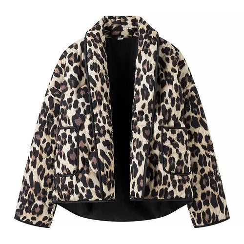 Manteau femme leopard