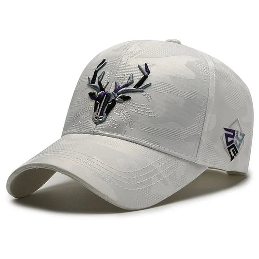 Cerf d'argent - Casquette brodée