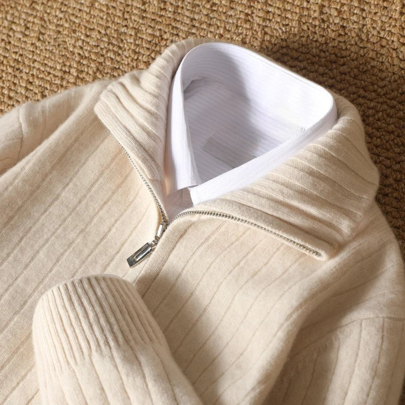 VESTE PULL EN CACHEMIRE MONACO