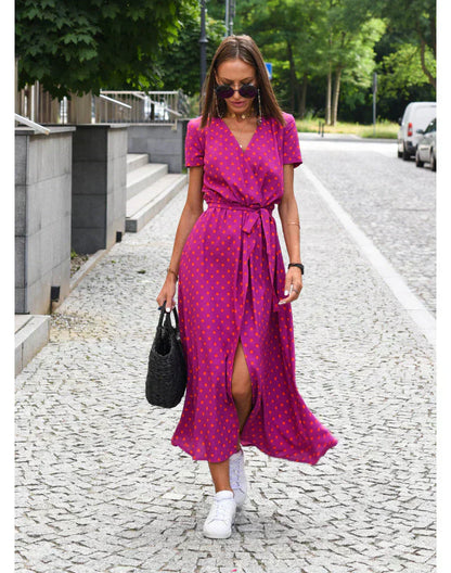 Suzanne - Élégante Robe à Col en V