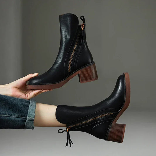 Tresa™ | Bottines en Cuir Élégantes