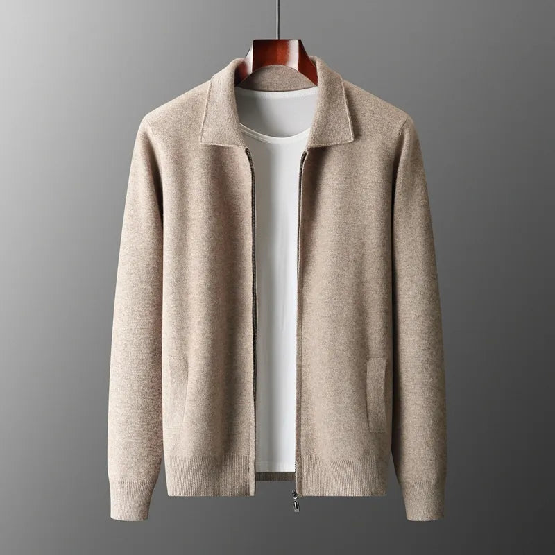Bruno™ | Cardigan Zippé en Pur Cachemire