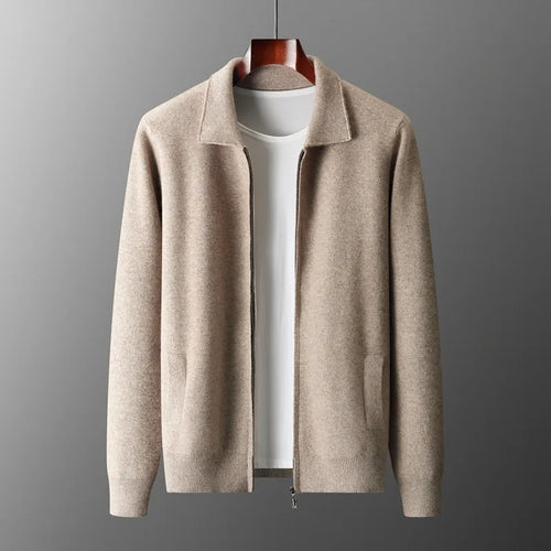 Bruno™ | Cardigan Zippé en Pur Cachemire