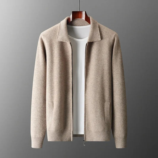 Bruno™ | Cardigan Zippé en Pur Cachemire