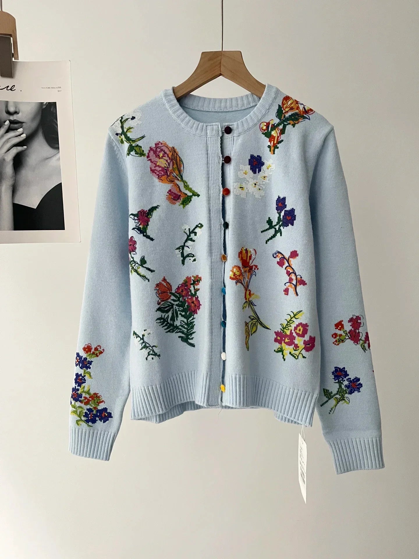 Sahara | Cardigan élégant à fleurs