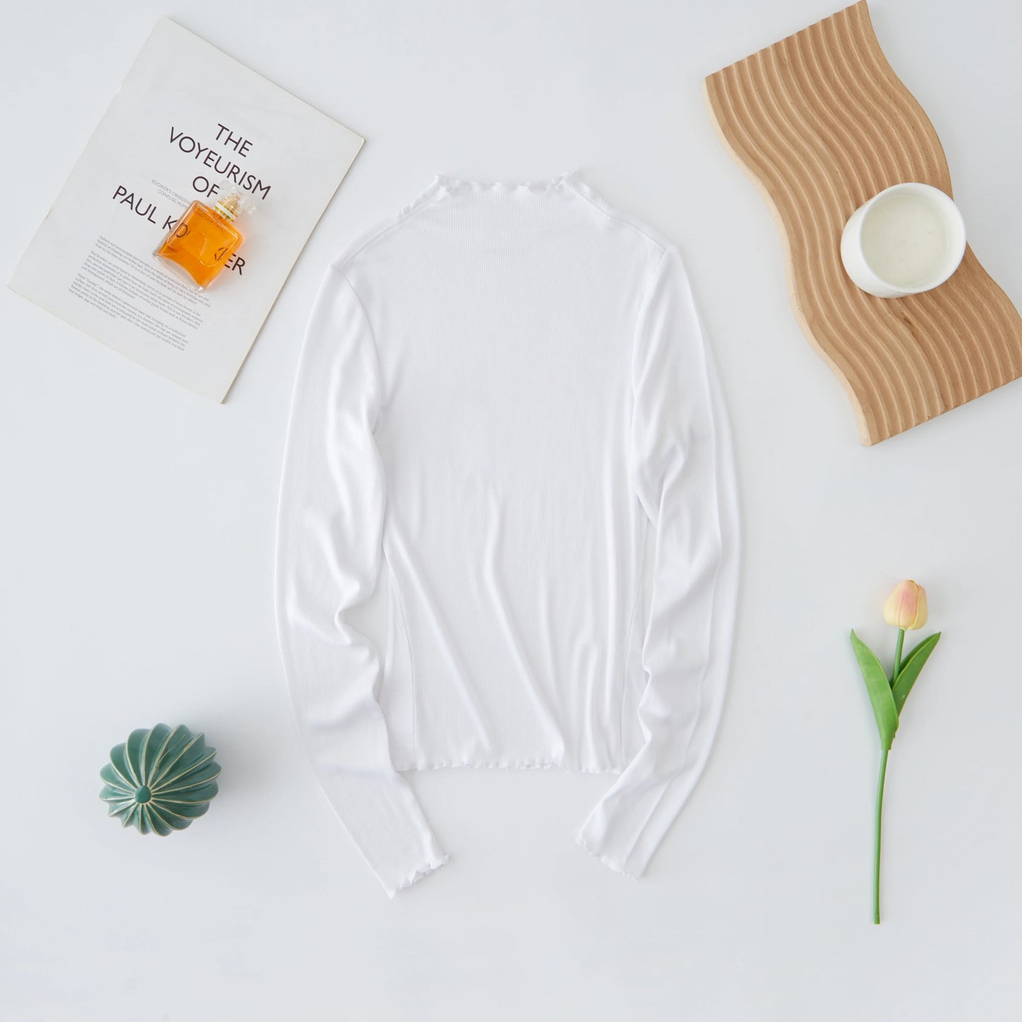 T shirt coton femme manche longue
