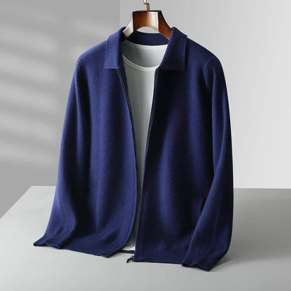 Bruno™ | Cardigan Zippé en Pur Cachemire