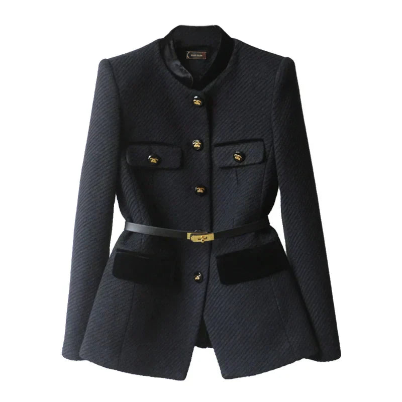 Le blazer de luxe avec ceinture