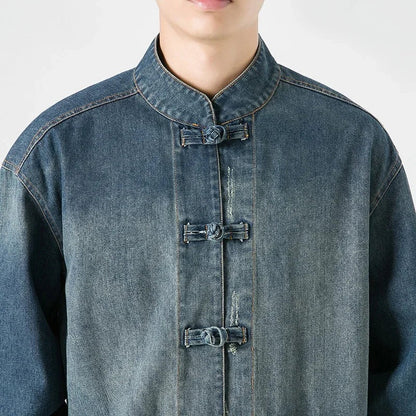 Chemise en jean délavée Neo