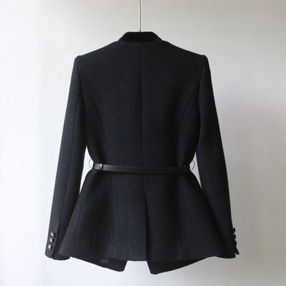 Le blazer de luxe avec ceinture