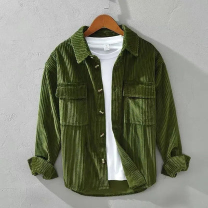 Chemise en velours côtelé