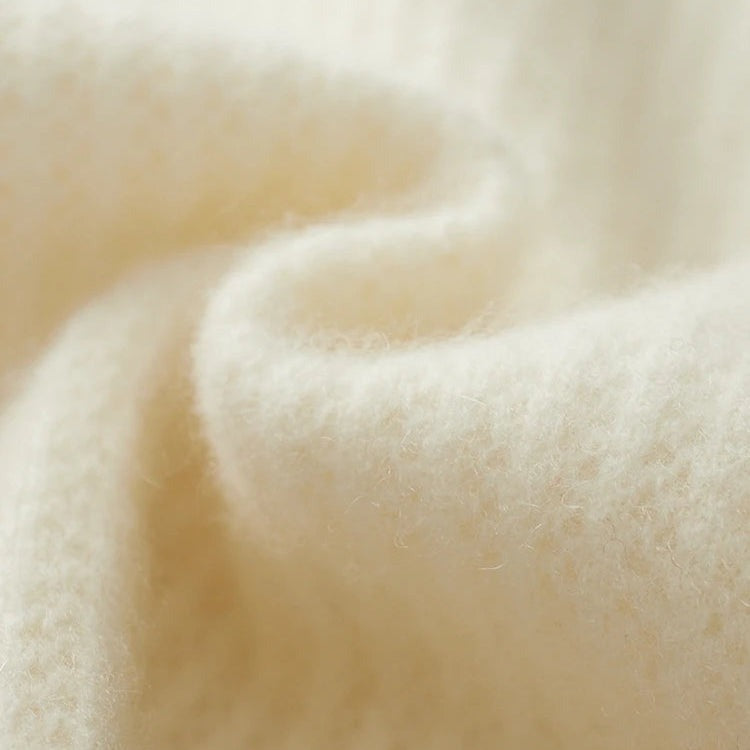 Sweat à capuche zippé en cachemire