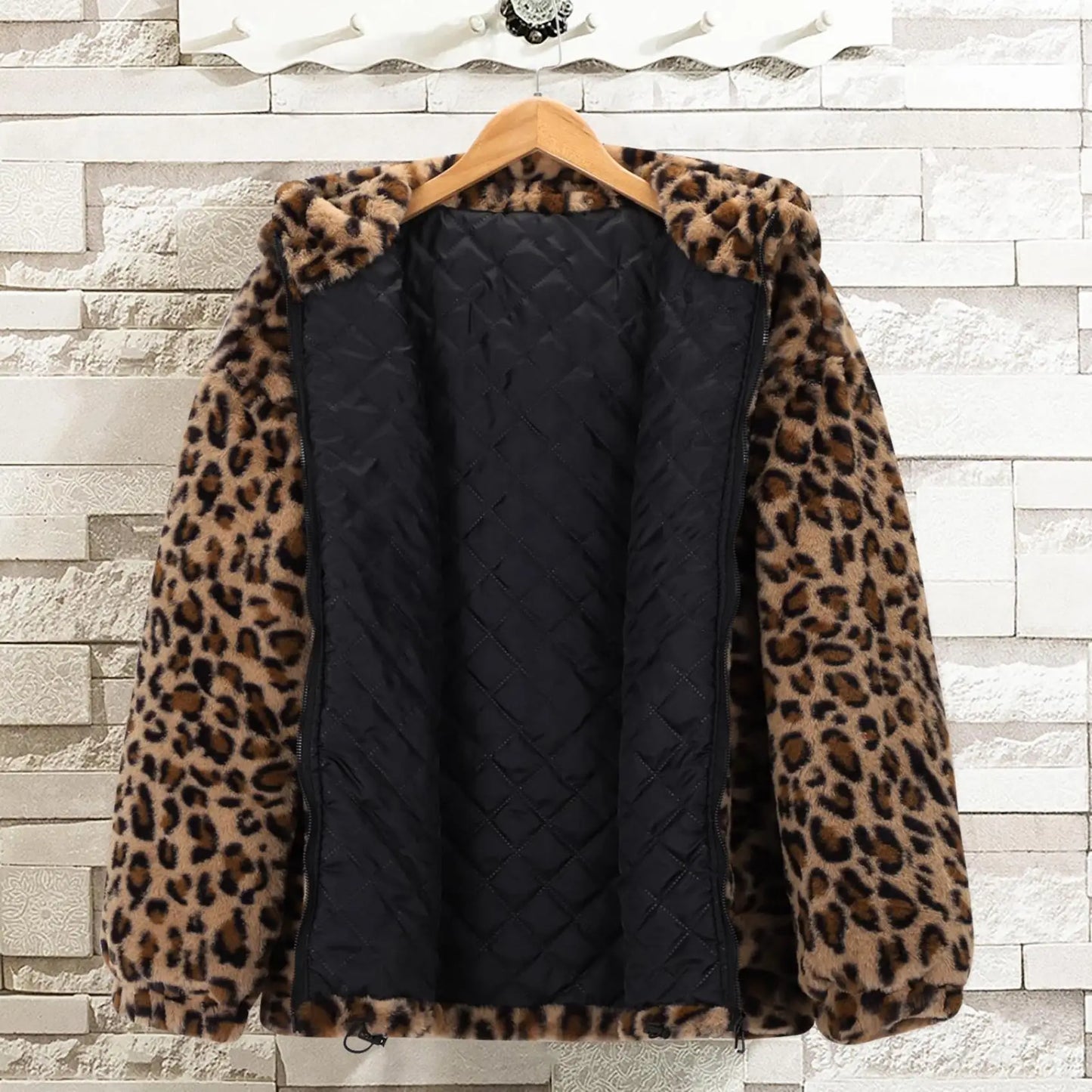 Veste femme leopard