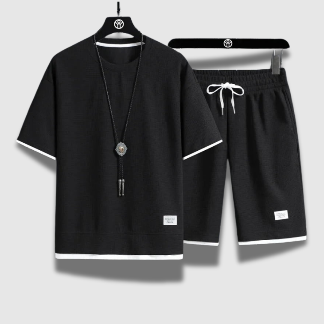 Ensemble Chemise et Short Détendu pour Homme