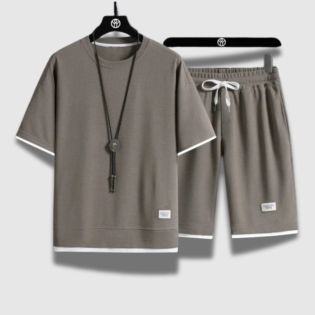 Ensemble Chemise et Short Détendu pour Homme