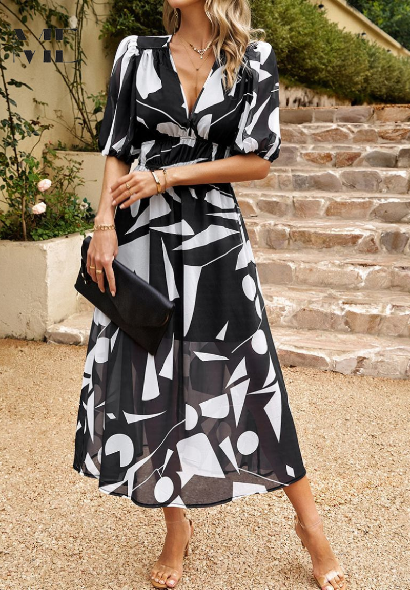 Danielle | Robe Midi Luxe Éternelle (Stock Limité)