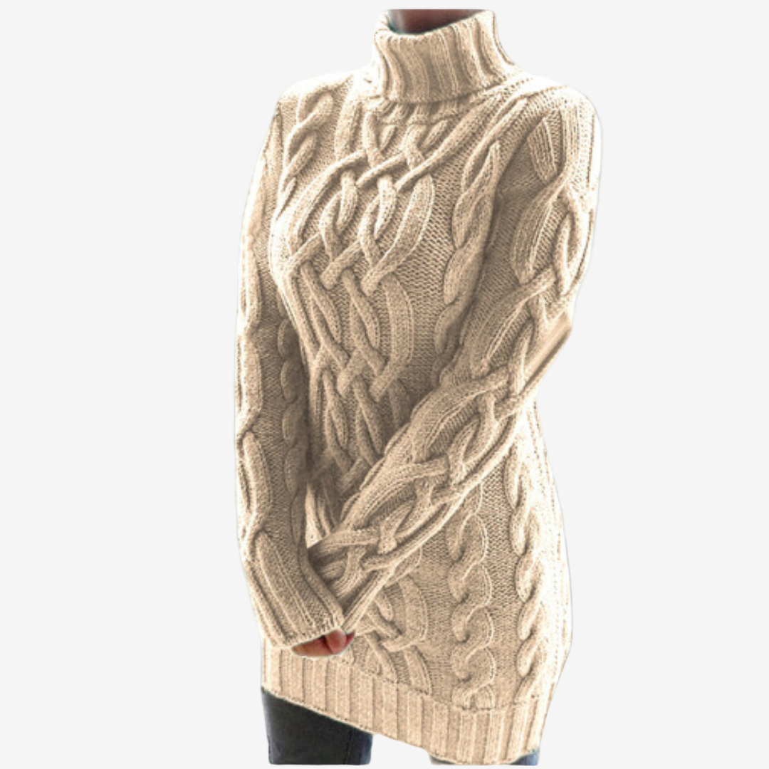Lara™ Pull en Maille Torsadée