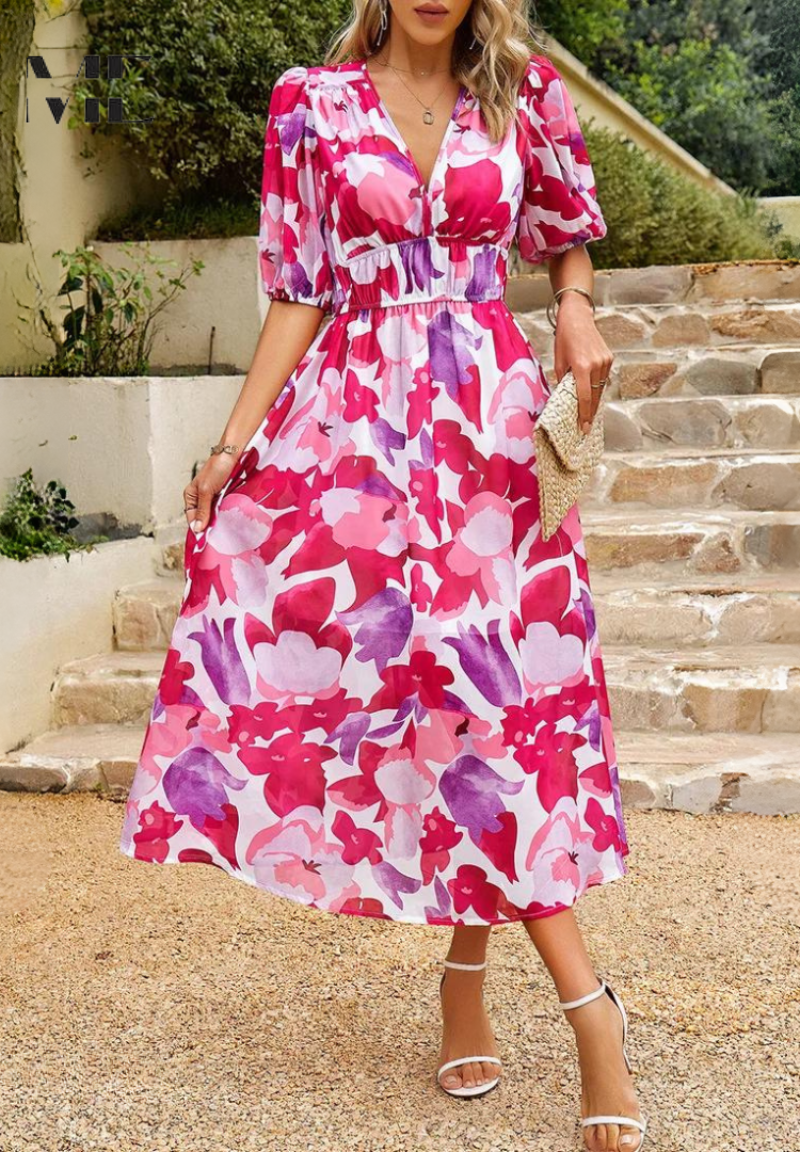 Danielle | Robe Midi Luxe Éternelle (Stock Limité)