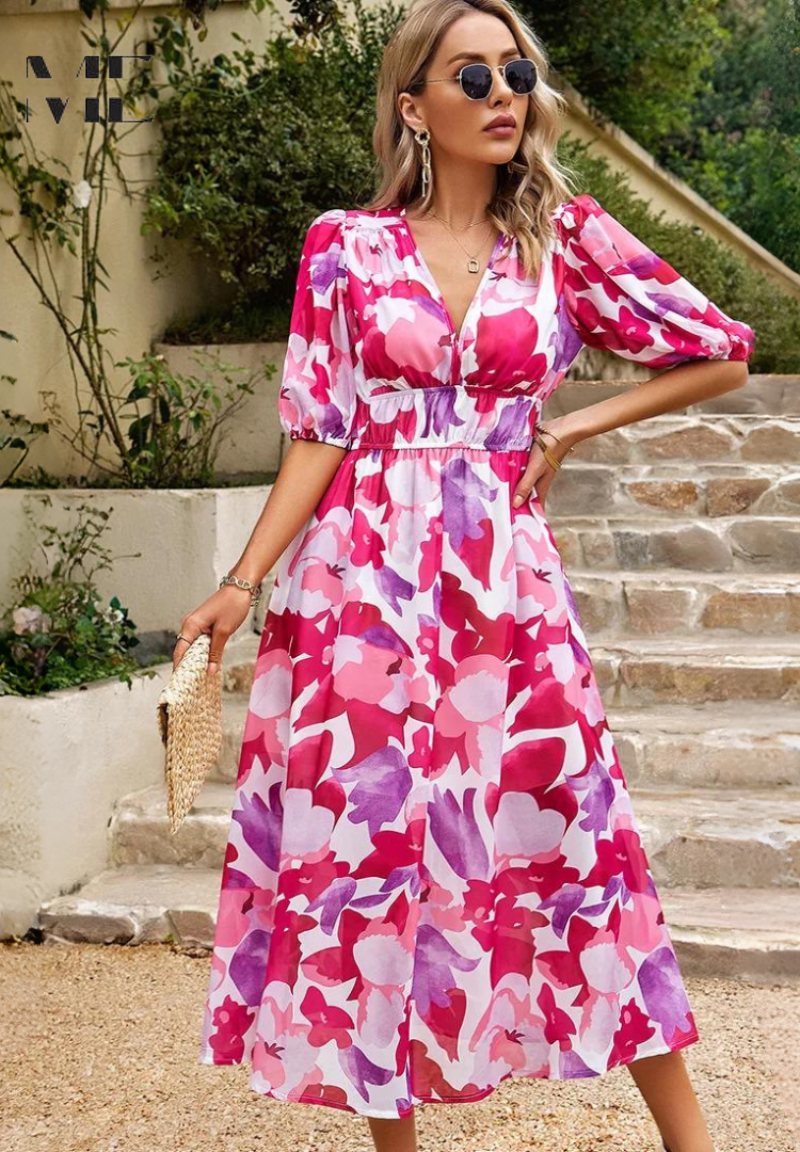 Danielle | Robe Midi Luxe Éternelle (Stock Limité)