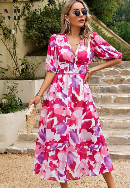 Danielle | Robe Midi Luxe Éternelle (Stock Limité)