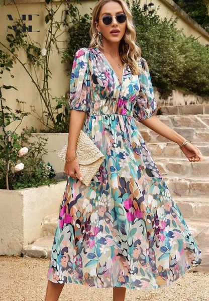 Danielle | Robe Midi Luxe Éternelle (Stock Limité)