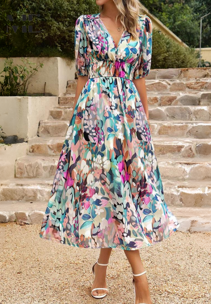 Danielle | Robe Midi Luxe Éternelle (Stock Limité)