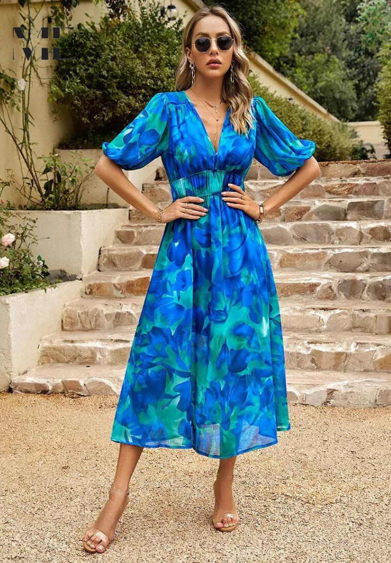 Danielle | Robe Midi Luxe Éternelle (Stock Limité)