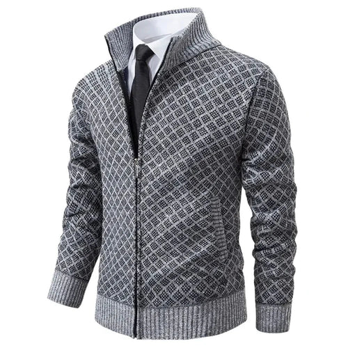 Emanuel™ | Cardigan Zippé à Motifs