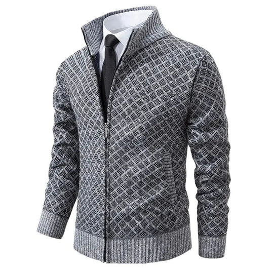 Emanuel™ | Cardigan Zippé à Motifs
