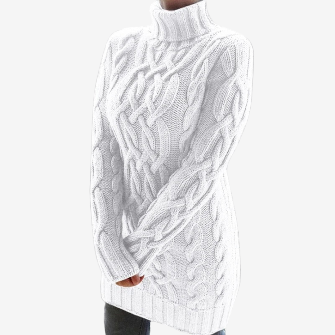Lara™ Pull en Maille Torsadée