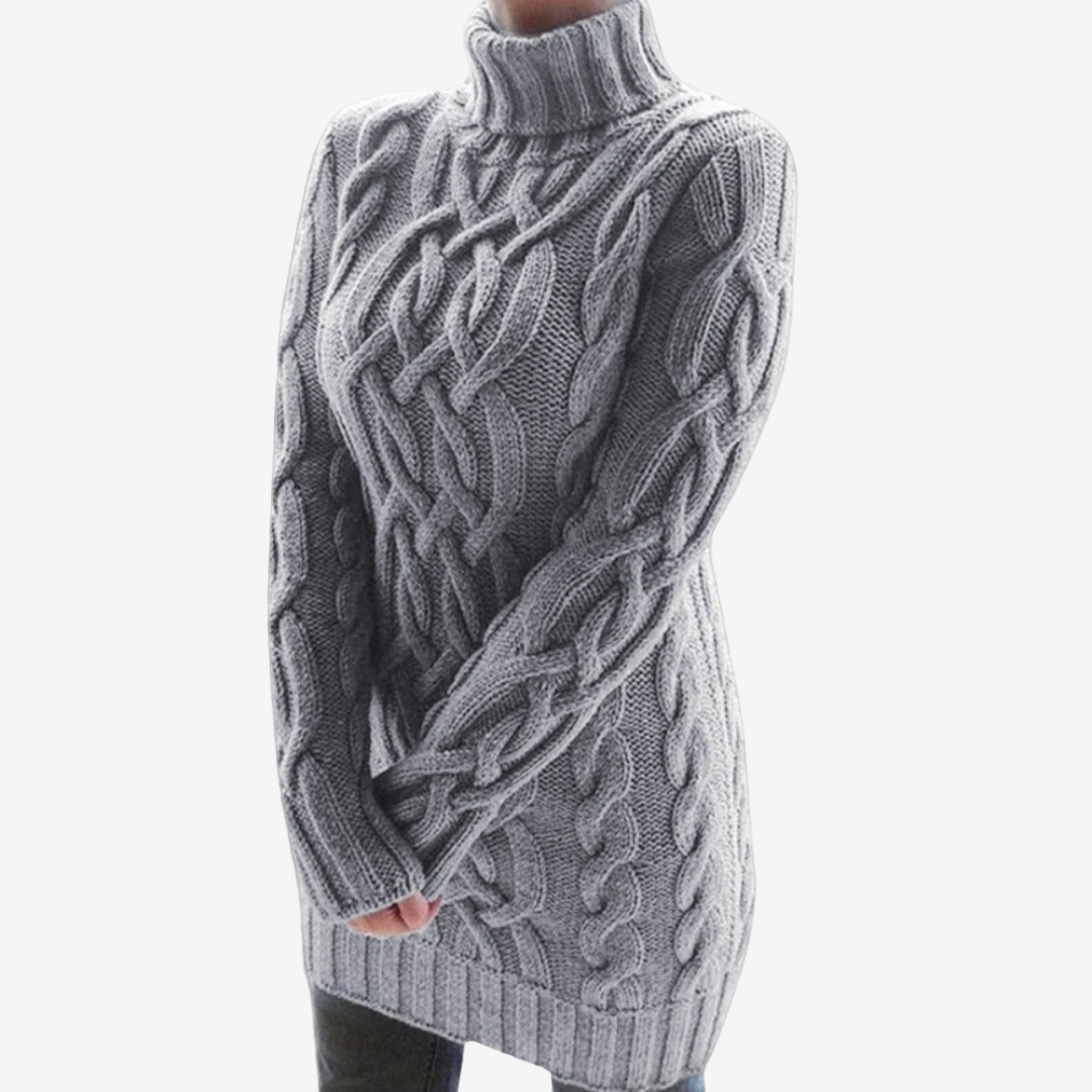 Lara™ Pull en Maille Torsadée