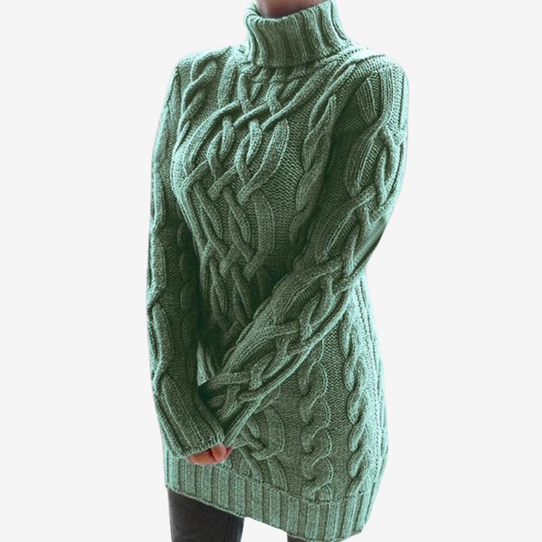 Lara™ Pull en Maille Torsadée
