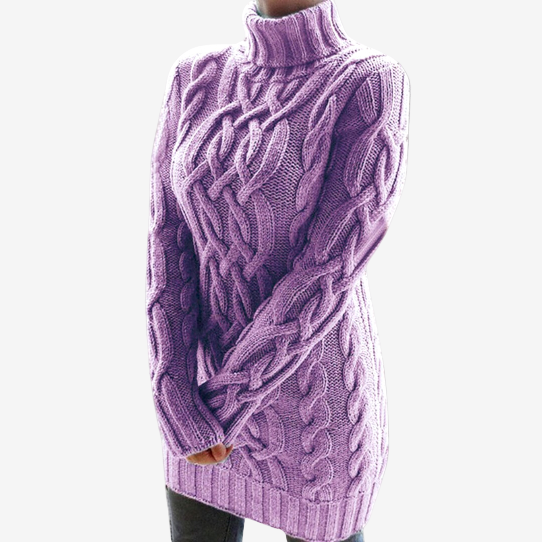 Lara™ Pull en Maille Torsadée