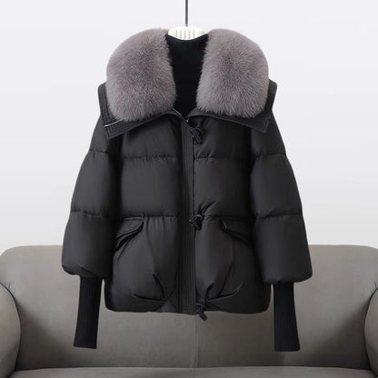 Charlene™ | Elegant Glamour Puffer Jacket