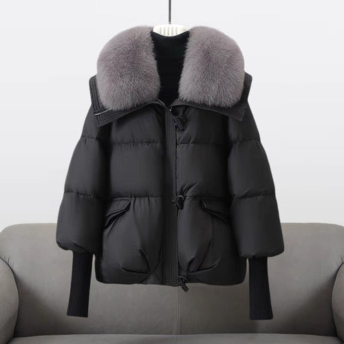 Charlene™ | Elegant Glamour Puffer Jacket