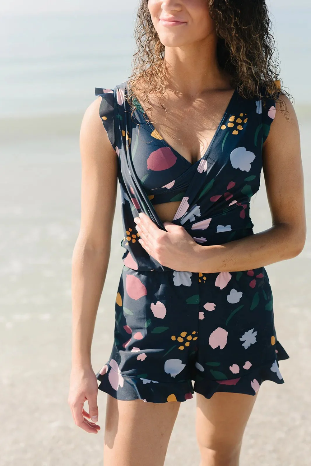 Maillot de bain gainant avec soutien-gorge intégré