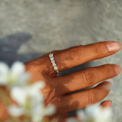 Alice Leroy® | Bague marguerite en filigrane Emilia-Calou