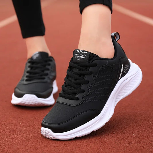 Chaussures de Course Lacées Respirantes Légères pour Femme