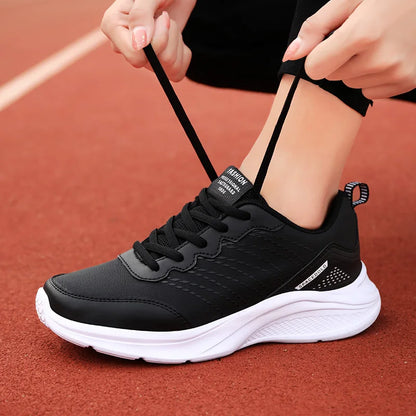 Chaussures de Course Lacées Respirantes Légères pour Femme