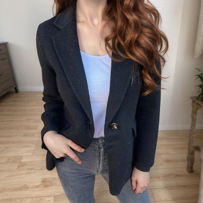 Leandra™ - Blazer doux à fermeture boutonnée