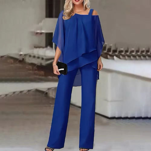 Roselina™ - Ensemble élégant deux pièces avec haut et pantalon