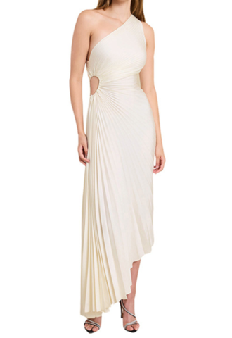 Robe Asymétrique Chic avec Découpe Latérale