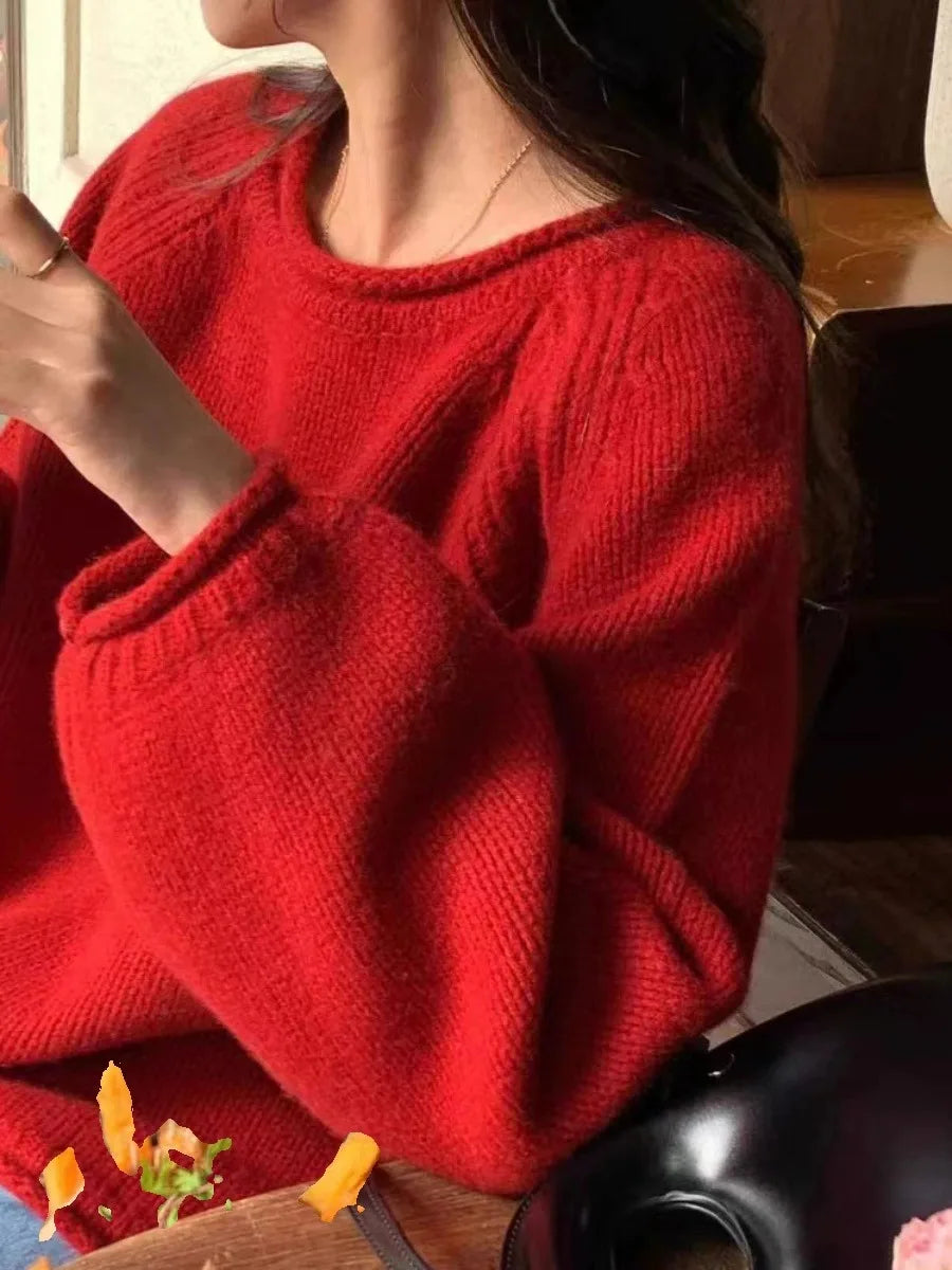 Pull en maille surdimensionné et confortable pour un style décontracté
