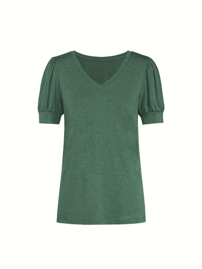 T-shirt Respirant En Coton À Manches En Pétales