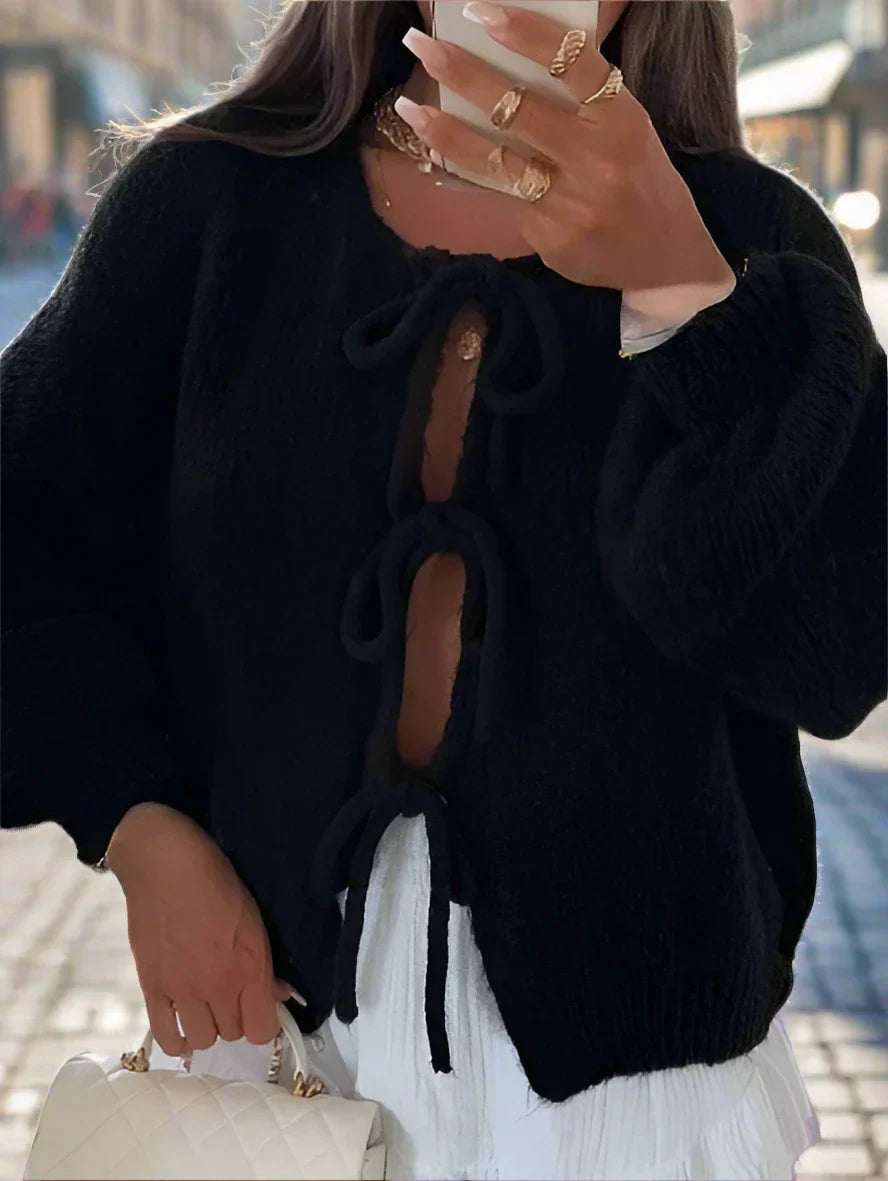Cardigan en maille douce et confortable pour un confort décontracté au quotidien