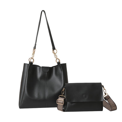 Ensemble sacs en cuir grainé