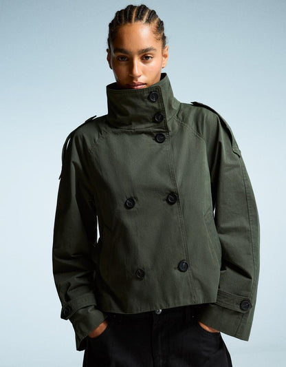 Trench-coat classique léger d'automne