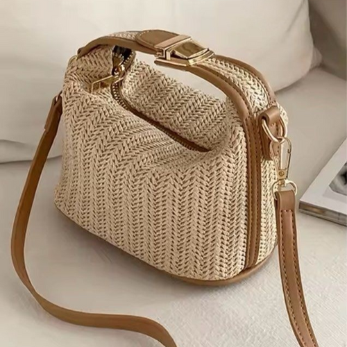 Sac à bandoulière en fibre naturelle
